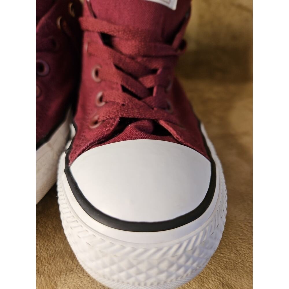 Converse Burgundy and White Sneakers - Picture 10 of 16